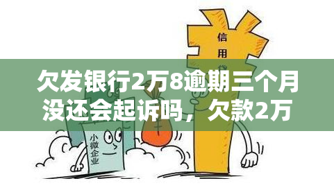 欠发银行2万8逾期三个月没还会起诉吗，欠款2万8未还发银行三个月，可能面临诉讼风险