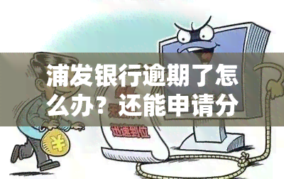 浦发银行逾期了怎么办？还能申请分期还款吗？