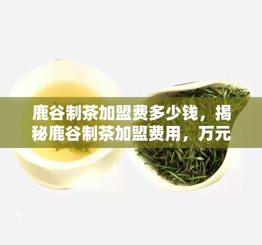 鹿谷制茶加盟费多少钱，揭秘鹿谷制茶加盟费用，万元投资轻松开店！