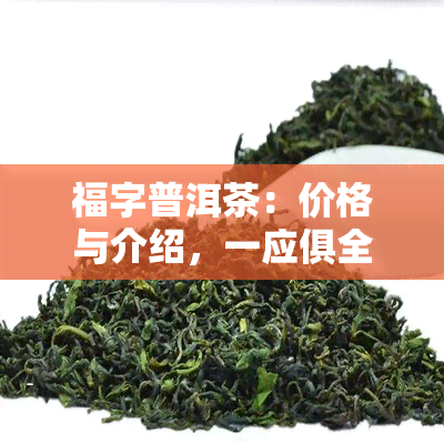 福字普洱茶：价格与介绍，一应俱全！