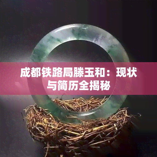 成都铁路局滕玉和：现状与简历全揭秘