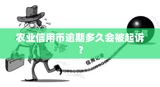 农业信用币逾期多久会被起诉？