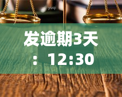 发逾期3天：12:30前未还款将移交下个部门，逾期5天通知亲友