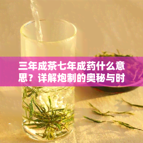 三年成茶七年成什么意思？详解炮制的奥秘与时间的重要性