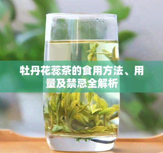 牡丹花蕊茶的食用方法、用量及禁忌全解析