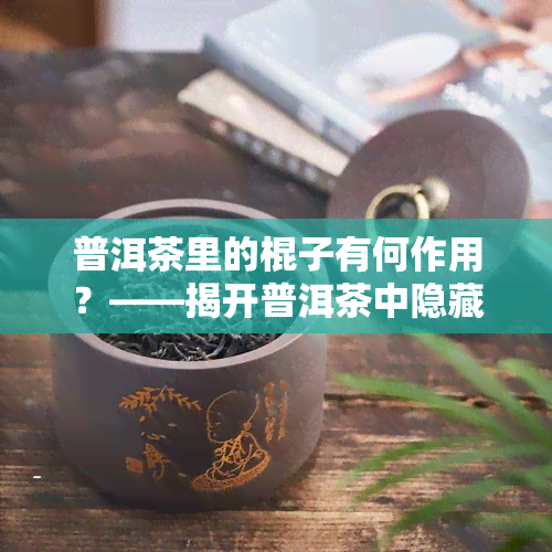 普洱茶里的棍子有何作用？——揭开普洱茶中隐藏的小秘密