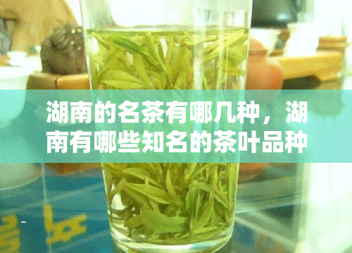 湖南的名茶有哪几种，湖南有哪些知名的茶叶品种？