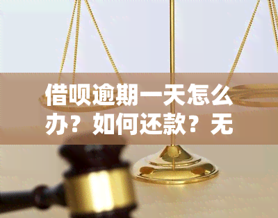 借呗逾期一天怎么办？如何还款？无法还款的情况是什么？