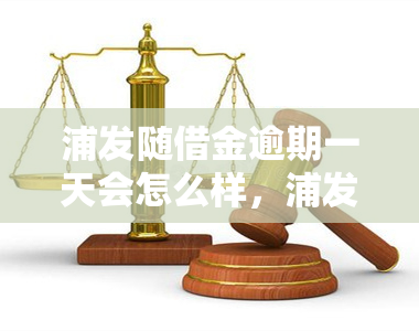 浦发随借金逾期一天会怎么样，浦发随借金逾期一天的后果是什么？