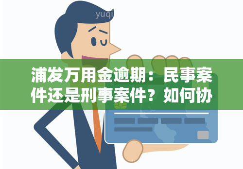 浦发万用金逾期：民事案件还是刑事案件？如何协商60期还款，它是网贷吗？