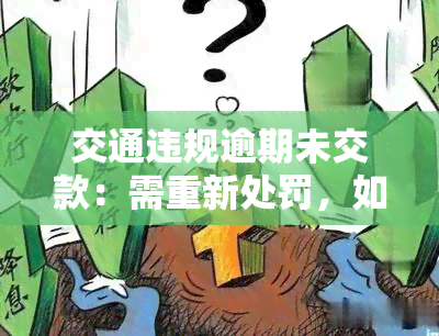 交通违规逾期未交款：需重新处罚，如何处理？