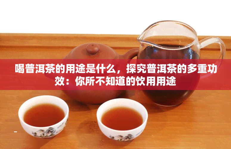 喝普洱茶的用途是什么，探究普洱茶的多重功效：你所不知道的饮用用途