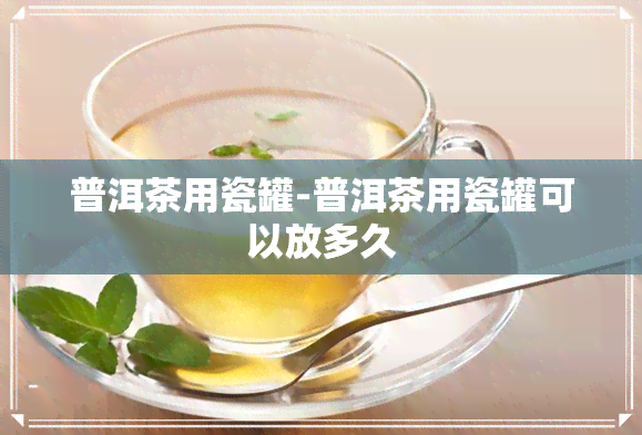 普洱茶用瓷罐-普洱茶用瓷罐可以放多久