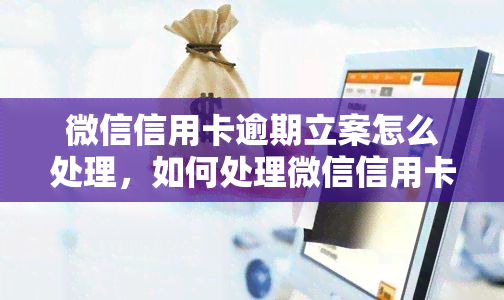 微信信用卡逾期立案怎么处理，如何处理微信信用卡逾期案件的立案问题？