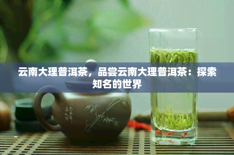 云南大理普洱茶，品尝云南大理普洱茶：探索知名的世界