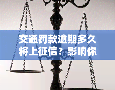 交通罚款逾期多久将上？影响你的信用记录！