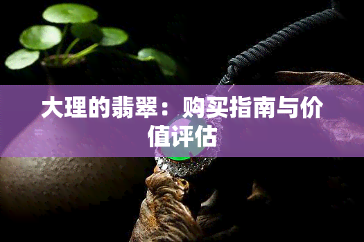 大理的翡翠：购买指南与价值评估