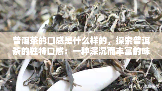 普洱茶的口感是什么样的，探索普洱茶的独特口感：一种深沉而丰富的味道体验