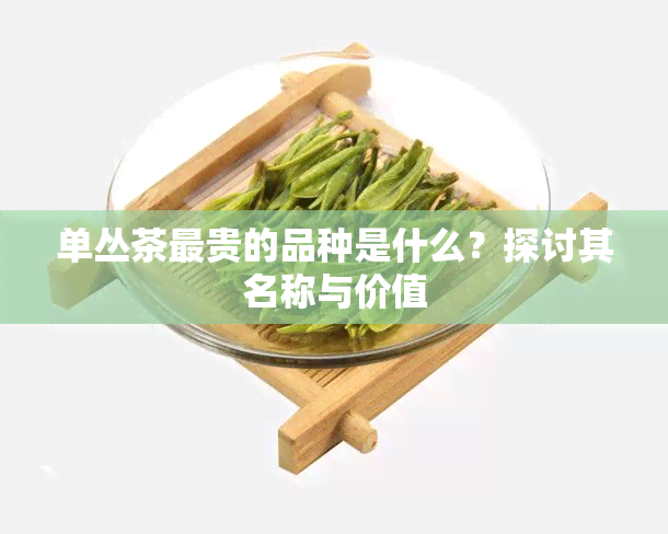 单丛茶最贵的品种是什么？探讨其名称与价值