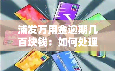 浦发万用金逾期几百块钱：如何处理及后果分析