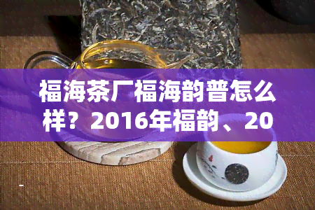 福海茶厂福海韵普怎么样？2016年福韵、2012年生茶全解析