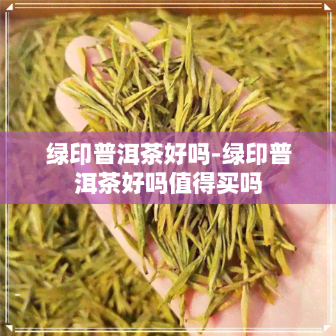 绿印普洱茶好吗-绿印普洱茶好吗值得买吗