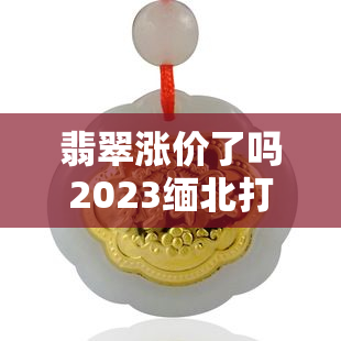 翡翠涨价了吗2023缅北打仗，翡翠价格在2023年上涨？缅北局势动荡或成影响因素