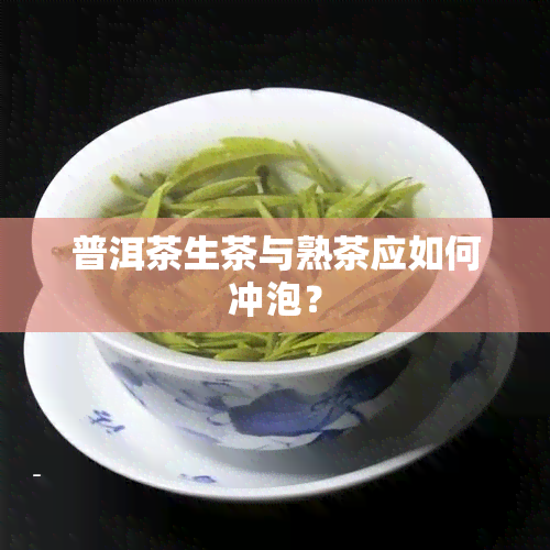 普洱茶生茶与熟茶应如何冲泡？