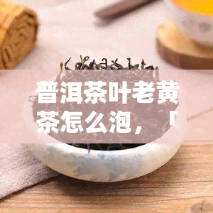 普洱茶叶老黄茶怎么泡，「普洱老黄茶的正确冲泡方法」