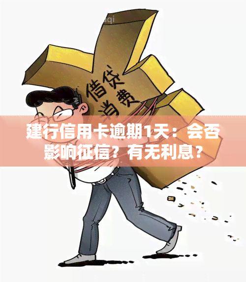 建行信用卡逾期1天：会否影响？有无利息？