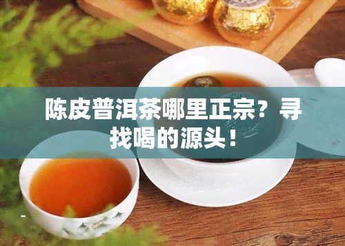 陈皮普洱茶哪里正宗？寻找喝的源头！