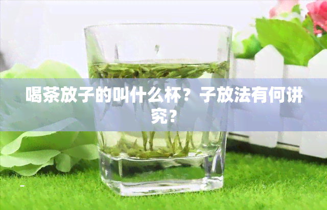 喝茶放子的叫什么杯？子放法有何讲究？