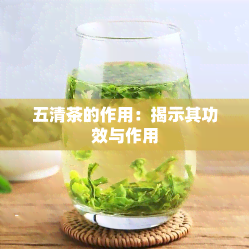 五清茶的作用：揭示其功效与作用