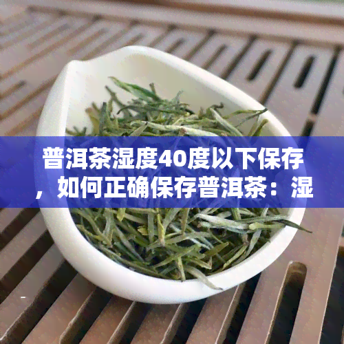 普洱茶湿度40度以下保存，如何正确保存普洱茶：湿度保持在40度以下的关键