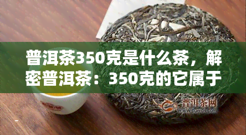 普洱茶350克是什么茶，解密普洱茶：350克的它属于哪种茶叶？