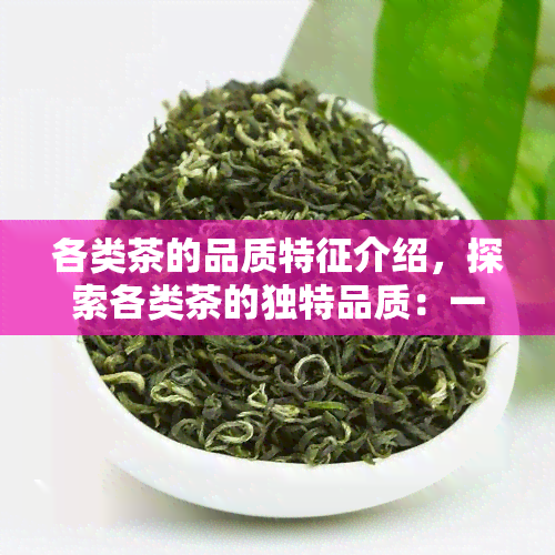 各类茶的品质特征介绍，探索各类茶的独特品质：一次全面的品鉴之旅