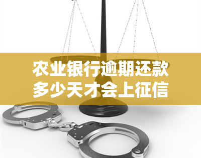 农业银行逾期还款多少天才会上，农业银行逾期还款几天会被记录在个人中？