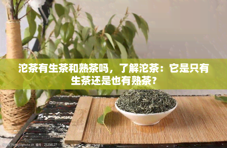 沱茶有生茶和熟茶吗，了解沱茶：它是只有生茶还是也有熟茶？