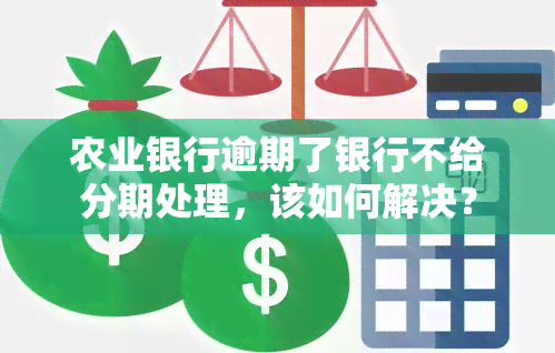 农业银行逾期了银行不给分期处理，该如何解决？