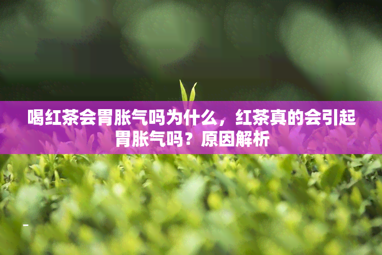 喝红茶会胃胀气吗为什么，红茶真的会引起胃胀气吗？原因解析