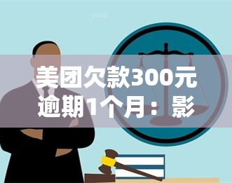 美团欠款300元逾期1个月：影响及解决办法