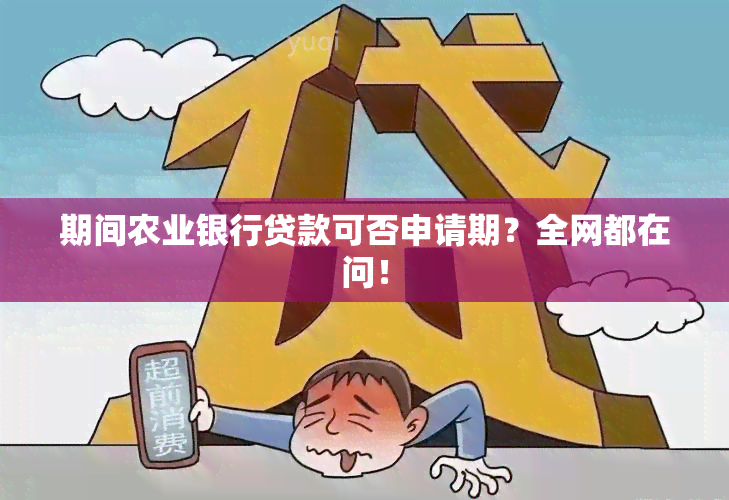 期间农业银行贷款可否申请期？全网都在问！