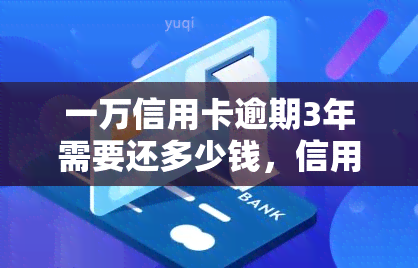 一万信用卡逾期3年需要还多少钱，信用卡逾期三年，欠款一万元需要偿还多少？