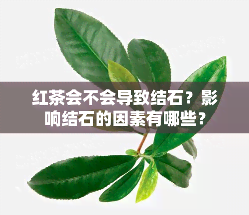 红茶会不会导致结石？影响结石的因素有哪些？