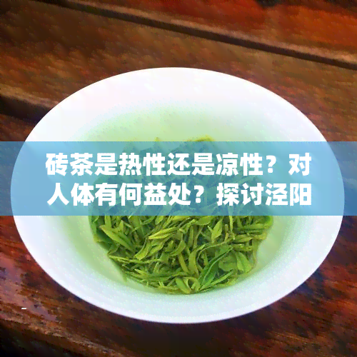 砖茶是热性还是凉性？对人体有何益处？探讨泾阳茯砖茶属性