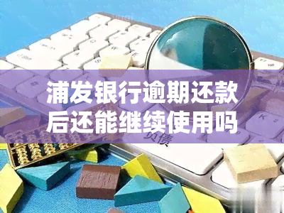 浦发银行逾期还款后还能继续使用吗？逾期几天要全额还款，还清后能否继续使用？遇到逾期问题应该怎么办，无法一次性还清是否可以申请分期呢？