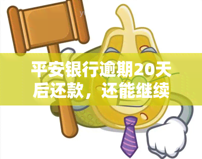 平安银行逾期20天后还款，还能继续使用吗？信用卡能否本月末一并归还？