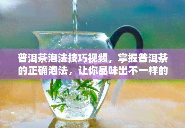 普洱茶泡法技巧视频，掌握普洱茶的正确泡法，让你品味出不一样的韵味！【视频教程】