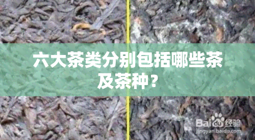 六大茶类分别包括哪些茶及茶种？