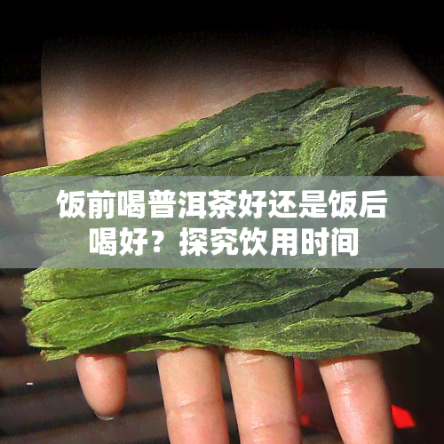 饭前喝普洱茶好还是饭后喝好？探究饮用时间